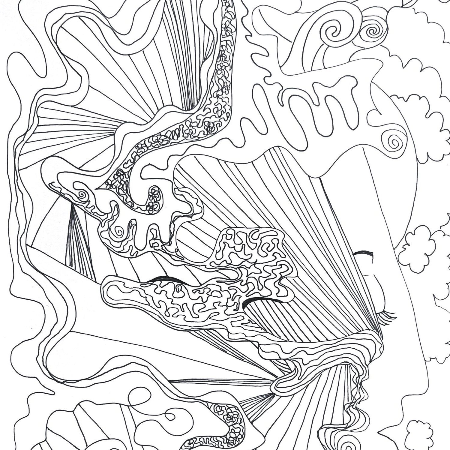 creative doodles of a busy mind