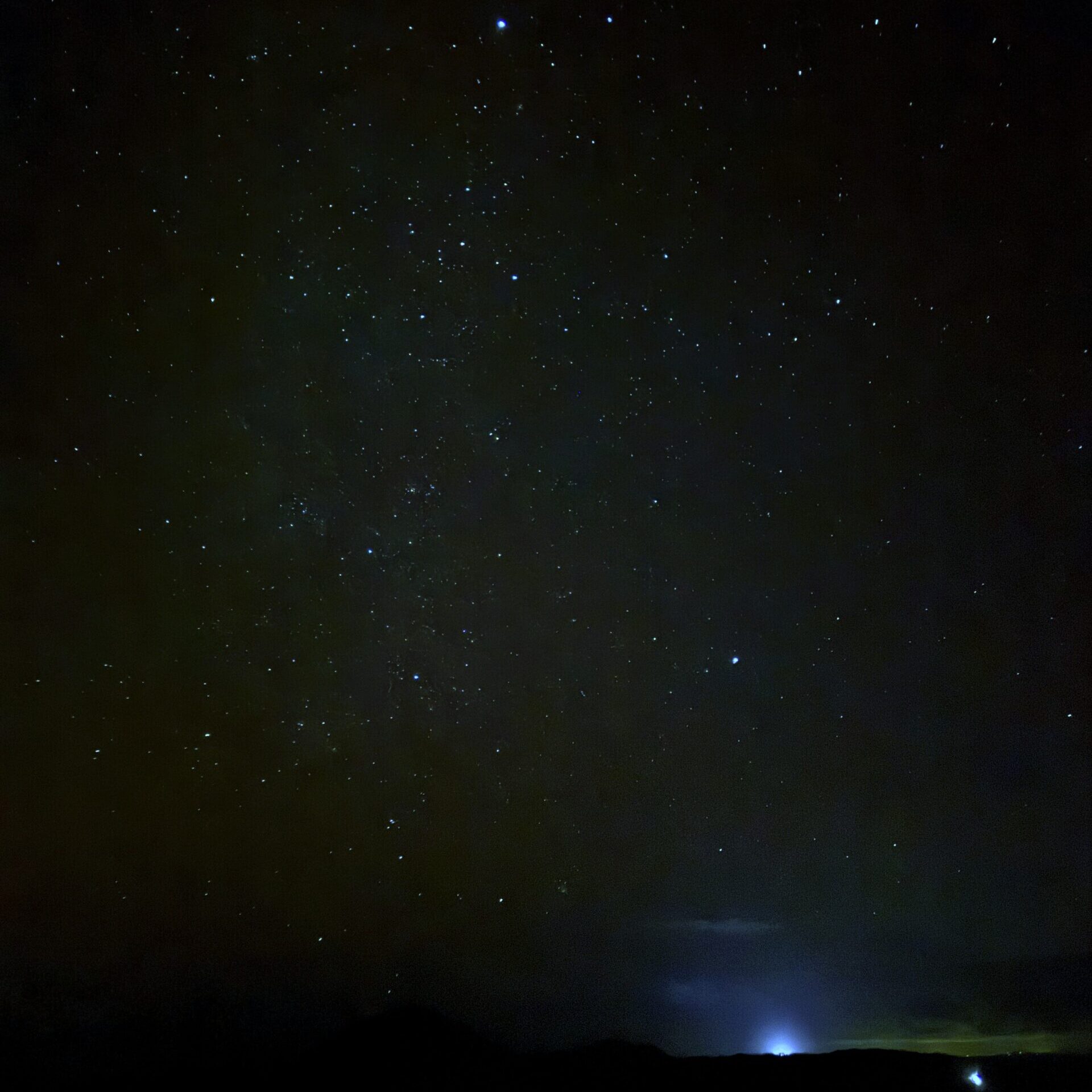 image of the night sky on a wild Caribbean island